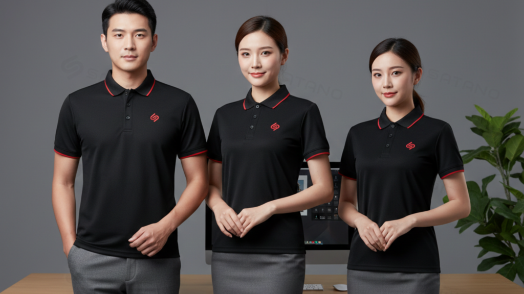 Mẫu đồng phục POLO hiện đại - tối